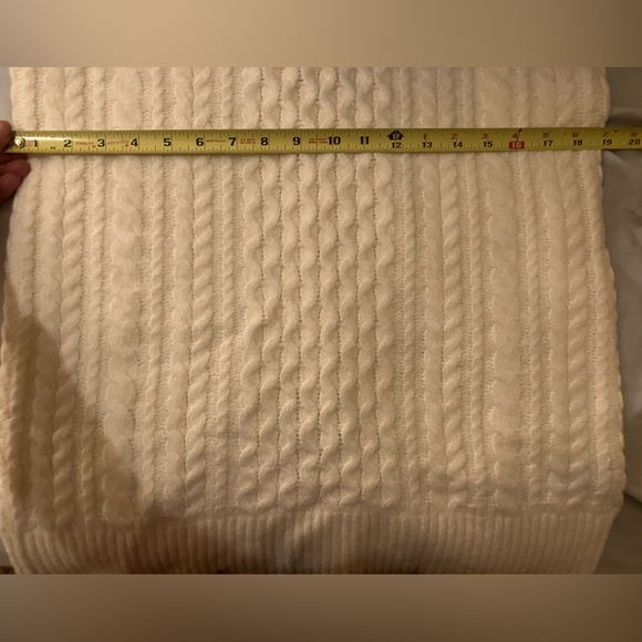 A&F Madeline Crew Mini Sweater Dress in Cream - Picture 8 of 8